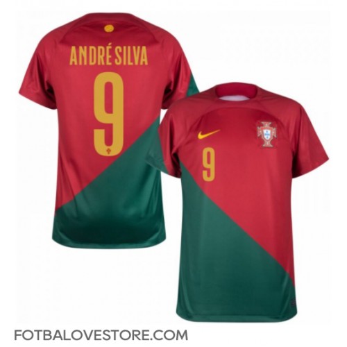 Portugalsko Andre Silva #9 Domácí Dres MS 2022 Krátkým Rukávem